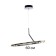 Lamp with DDD "Holly" LED 48W 3000-6000K black and gold 60x60x22 cm