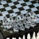 Chess "North" 32pcs/8cm, included figures and board