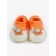 Botins-knees children's first step pure toys with a breathing sole, size 23, color orange