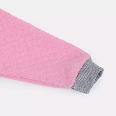 Combineson children's insulated tops "Capitane", height 62 cm, gray/pink color-9
