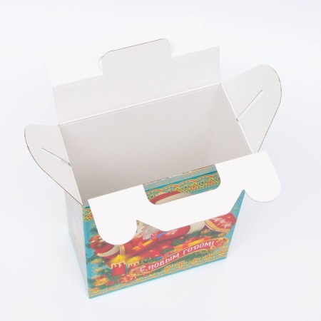 Gift box New Year's fairy tale in the house 18.5 x 10 x 30.5 cm-2