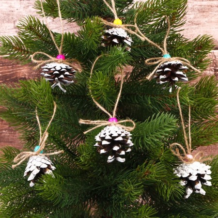 New Year's composition "bumps with beads", set of 6 pcs.-3