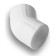 Aqualink square, polypropylene, d = 32 mm, 45 °