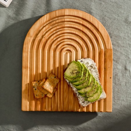 Defense board for feeding and serving ADELICA, 25 × 22 × 1.8 cm, birch-1