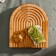 Defense board for feeding and serving ADELICA, 25 × 22 × 1.8 cm, birch
