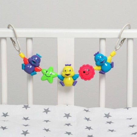 Stretching to a stroller/crib "chicks", 3 toys, color mix, crush me-8