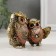 Polystone souvenir "Two eagle owls with open wings" mix 3.5x11x7 cm
