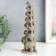 Polystone souvenir "Seven elephants in the pyramid" silver 5.5x9x24 cm