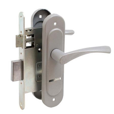 Castle of Soldress Ptimash Zv9-4.07, with handles, with a spring, color chromium color