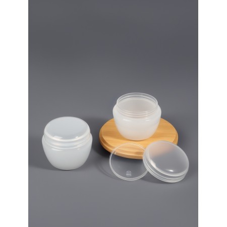 Storage jar, 50 ml, packing - 2 pcs, white color