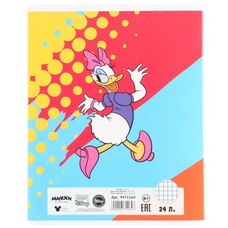 Notebook in a cage 24 sheets, 5 types of mix, cover coated paper, Minnie Mouse-6