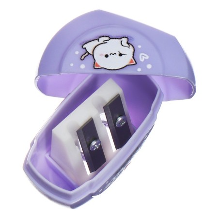 Plastic grinder Meshu "Cute KitTens", 2 holes, mix-3