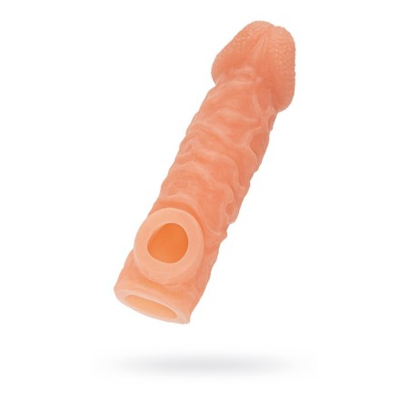 Kokos nozzle is realistic with additional stimulation, TPE, bodily, 15.6 cm, m
