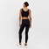 Female leggings Minaku: Sportly color black, size 40