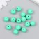 Busina silicone "Round" emerald green d = 0.9 cm