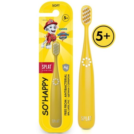 SPLAT Junior Soft toothbrush for children, mix-8