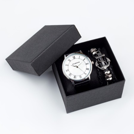 Male gift set Bolama 2 in 1: wristwing, bracelet, d-4 cm
