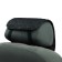 Nabbage on the front seat, velor, black, fasteners, elastic bands