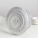 Ceramic 2-long “marble” ceramic dish, d = 20.5/25 cm, gray color
