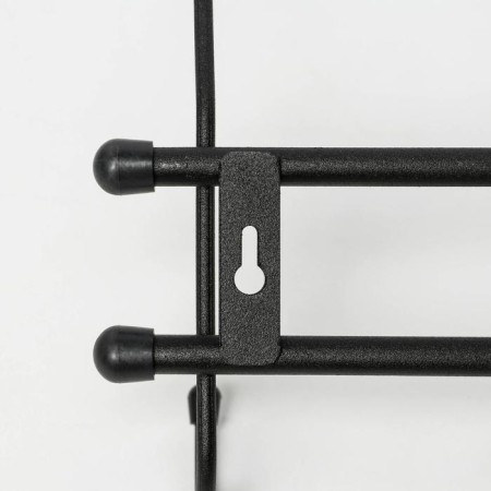 Wall hanger "Standard", 5 hooks, black color-1