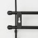 Wall hanger "Standard", 5 hooks, black color