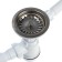 Siphon for sipi "Ani Plast" Grot A0142SA15, 3 1/2 "x40 mm, round overflows, corrugation 40x40/50 mm