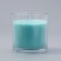 Aromatic giant in a glass "turquoise sky", soy wax, 10x10 cm