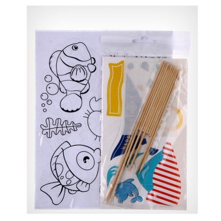 Set for creativity: manufacture of toppers, coloring “Sea”-3