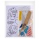 Set for creativity: manufacture of toppers, coloring “Sea”