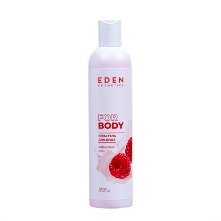 Cream for the shower gel Eden "Raspberry mousse", 300 ml-3