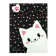 Diary for grades 1-4, "cat", solid cover 7BC, glossy lamination, 48 sheets