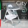 Sweet Baby City feeding chair, light green color