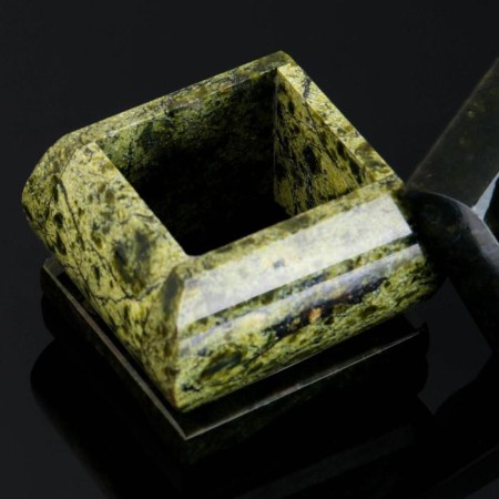 Casket "Small Larchik", 5x5x6 cm, natural stone coil-2