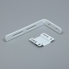 Wall mounting bracket for cornices, length 12 cm