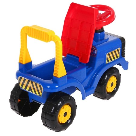 Children's machine "Tractor", blue color-6