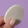 Makeup sponge, set - 12 pcs, d = 5.3 cm, white color