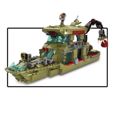 Block designer "Dinobot", 2 assembly options, 1064 parts-1