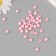 Beads for creativity plastic "matte pink" set 20 g d = 0.8 cm