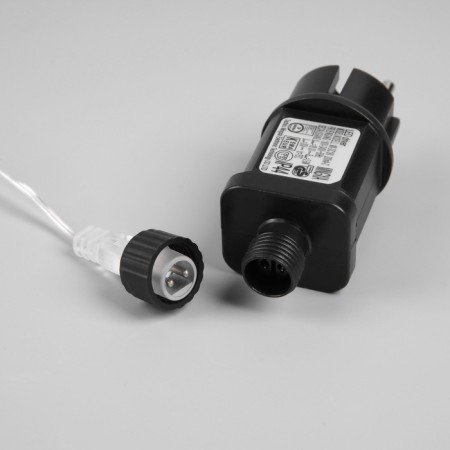 Garland "thread" 100 m dew, IP44, silver thread, 1000 LED, glow of multi, 18 V-3