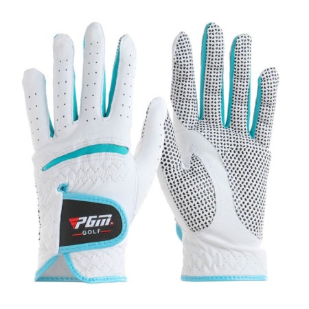 PGM golf gloves, female, steam, anti -slip, sheepskin, size 18-1
