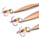 Vertical "Yaman" return with a tee, size 37 mm, 3.7 g, color copper