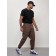 Cargo jeans men, size 48, brown color