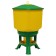 Bunker feeder for poultry at 35 kg, on legs, plastic, kubic premium