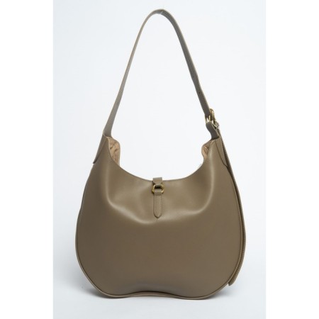 Sobo bag female, natural suede, ludor beige, 37x11x28 cm-2