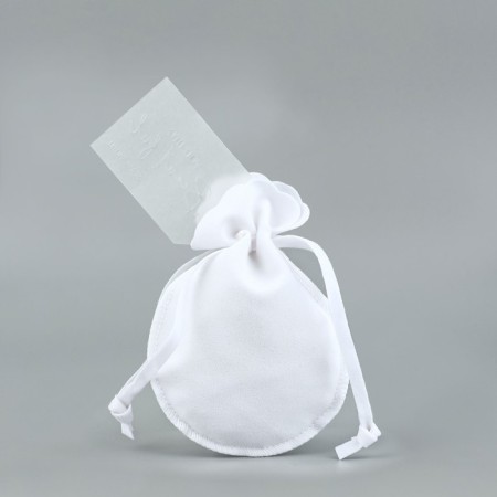The sucker bag “You are beautiful”, beige, embossing, 9 × 12 cm-2