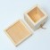 Gift Kashpo 11 × 11 × 11 cm wooden, with a lid