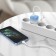 Network charger Hoco C101A, Type-C, 20 W, PD + Qc, Type-C-Lightning, 1 m, blue