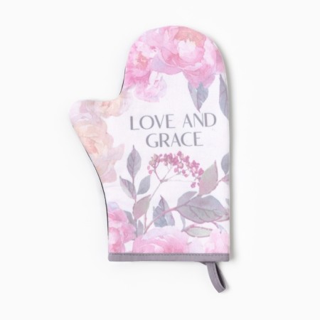 Kit kitchen Love mittens 20x28cm, waffle towel 35x60cm-6