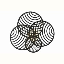Lamp wall-flowing Mantra Collage, LED, 4500LM, 3000K, 635x170x695 mm, black color black