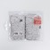 Set of manicure "map", 6 items, in a case, black, white